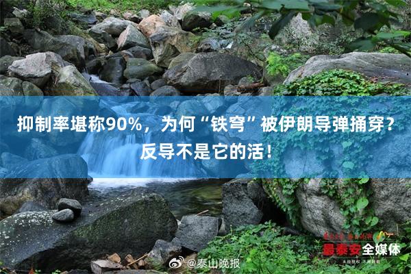 抑制率堪称90%，为何“铁穹”被伊朗导弹捅穿？反导不是它的活！