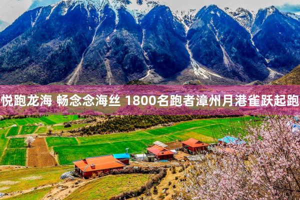 悦跑龙海 畅念念海丝 1800名跑者漳州月港雀跃起跑