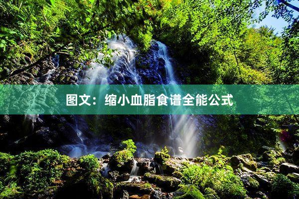 图文：缩小血脂食谱全能公式