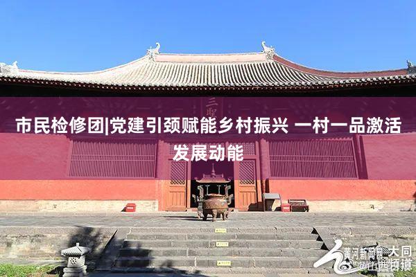 市民检修团|党建引颈赋能乡村振兴 一村一品激活发展动能